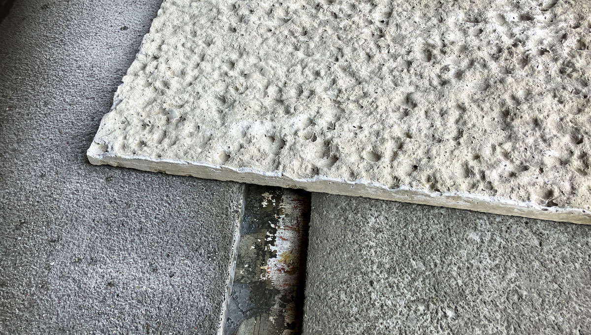 GRC visual concrete cladding panel samples